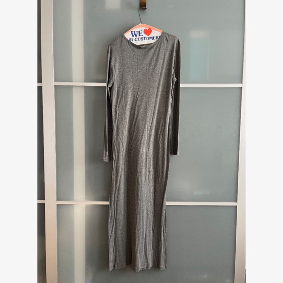 Alexander Wang Gray Jersey Maxi Dress - Picture 2 of 7